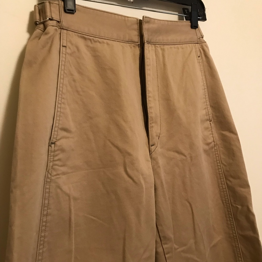 Uniqlo size 6 khaki barrel leg pant